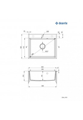 Кухонна мийка Deante Andante ZQN 2103