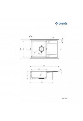 Кухонна мийка Deante Corio ZRC 2113