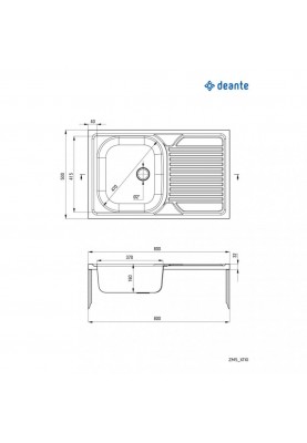 Кухонна мийка Deante Tango ZM5 0110