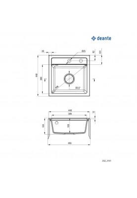 Кухонна мийка Deante Zorba ZQZ 7103