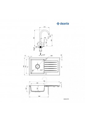 Кухонна мийка Deante Zorba ZQZ 7113