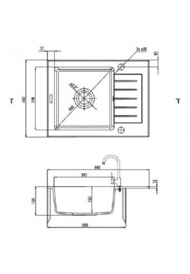 Кухонна мийка Deante Zorba ZQZ 711A