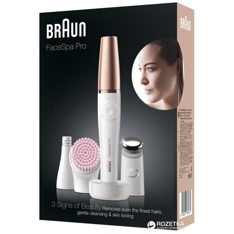 Прилад для очищення обличчя Braun FaceSpa Pro 912