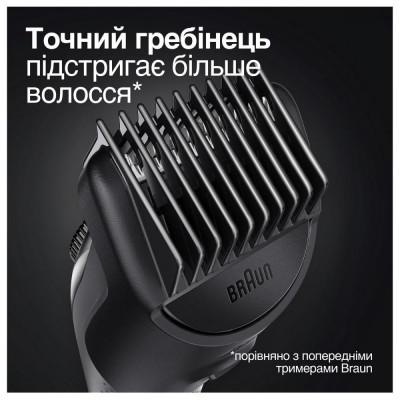 Тример для бороди та вусів Braun BeardTrimmer BT3322