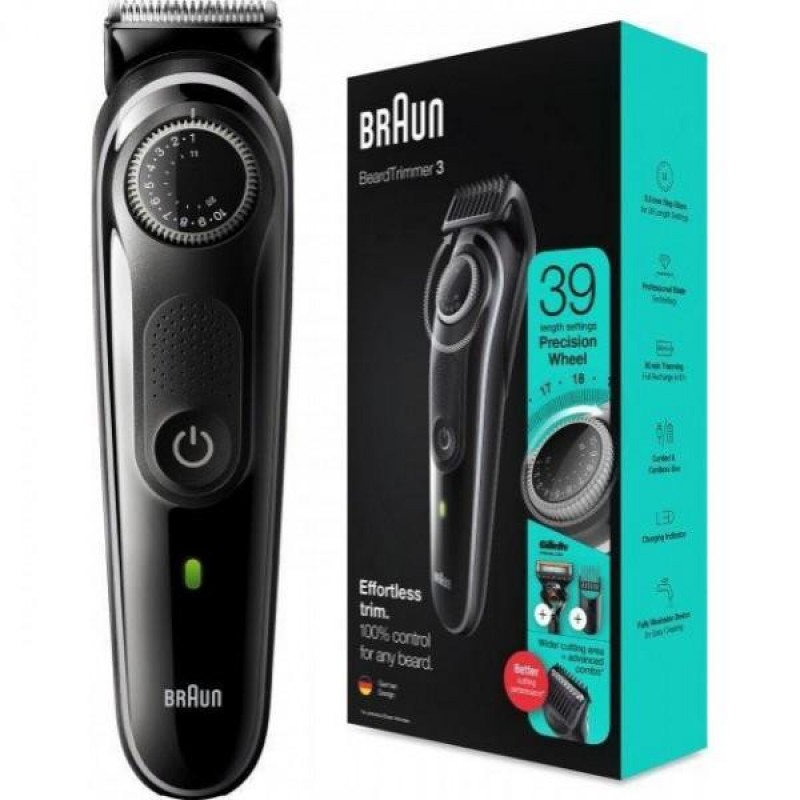 Тример для бороди та вусів Braun BeardTrimmer BT3342