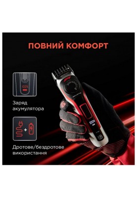 Тример для бороди та вусів Rowenta Formula 1 TN384MF0