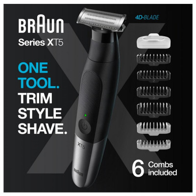 Тример для тіла (бодігромер)/Тример для бороди та вусів Braun XT5200 Тример для тіла (бодігромер)/Тример для бороди та вусів Braun XT5200