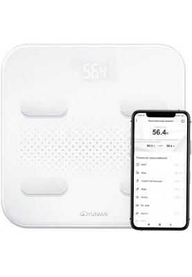 Ваги електронні підлогові Yunmai S Smart Scale White (M1805CH-WH)