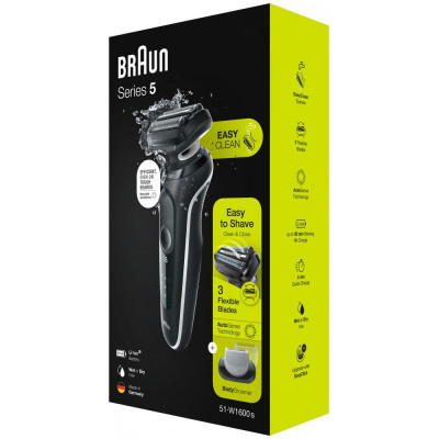 Електробритва чоловіча Braun Series 5 51-W1600s Електробритва чоловіча Braun Series 5 51-W1600s