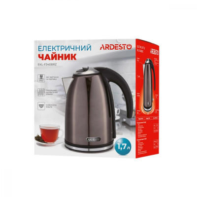 Електрочайник Ardesto EKL-F340BRZ Електрочайник Ardesto EKL-F340BRZ