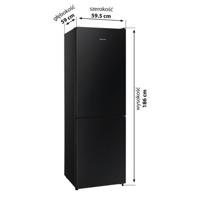 Холодильник із морозильною камерою Hisense RB390N4GBE