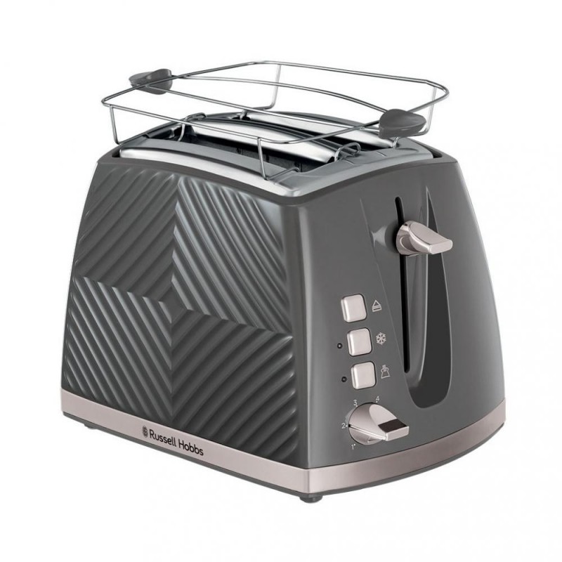 Тостер Russell Hobbs Groove Grey 26392-56