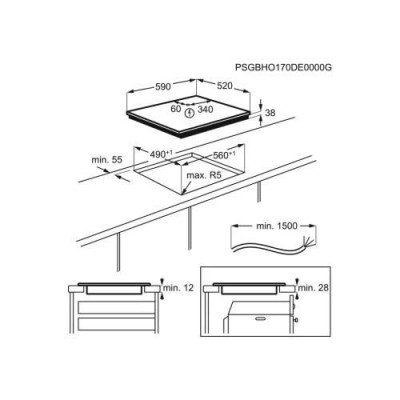 Варильна поверхня електрична Electrolux EHF6240IOK