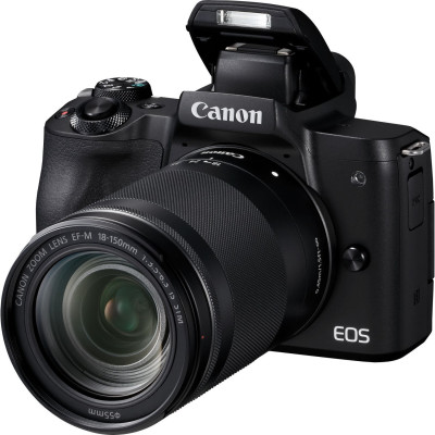 Бездзеркальний фотоапарат Canon EOS M50 kit (18-150mm) IS STM Black (2680C056)