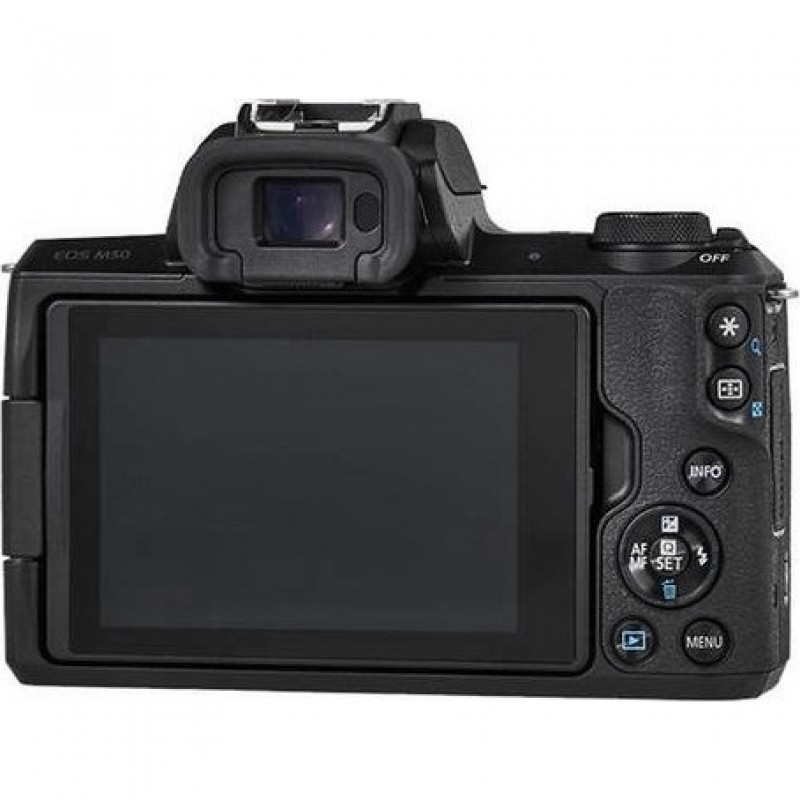Бездзеркальний фотоапарат Canon EOS M50 kit (18-150mm) IS STM Black (2680C056)