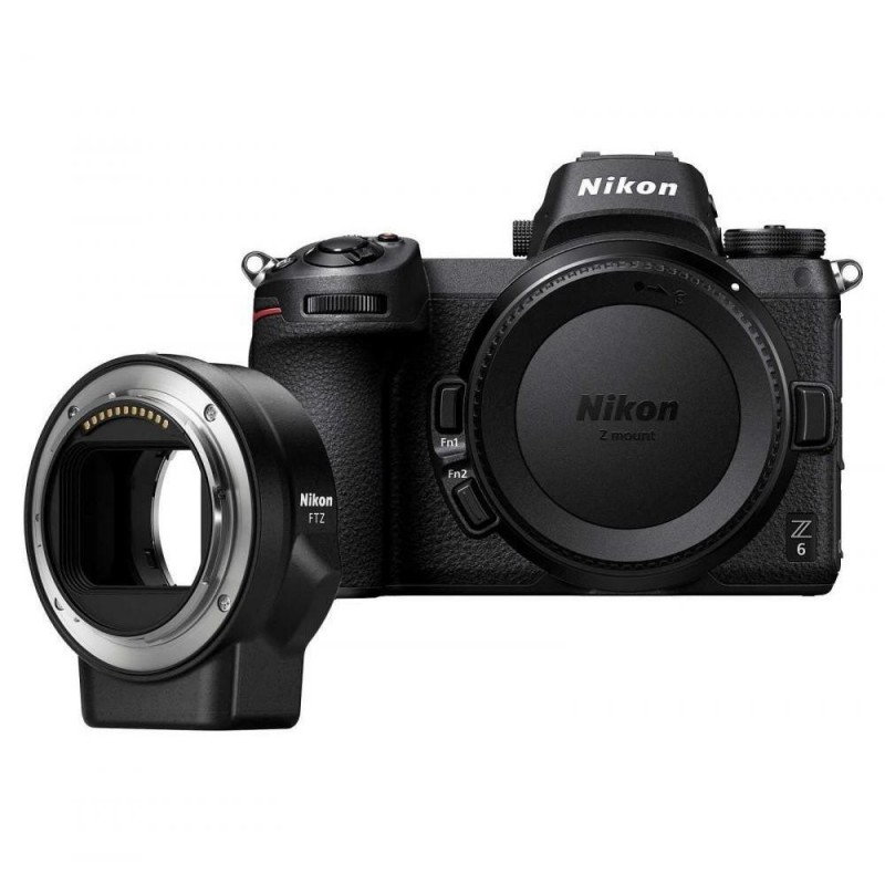 Бездзеркальний фотоапарат Nikon Z6 Body + FTZ Mount Adapter (VOA020K002)