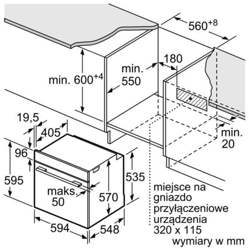 Духовка електрична Bosch HRG5584S1