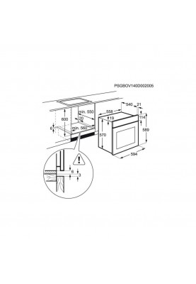 Духовка електрична Electrolux EZB 3410 AОХ