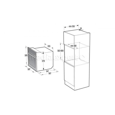 Духовка електрична Gorenje BO737E24X