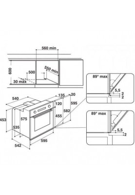 Духовка електрична Whirlpool AKP 745 NB