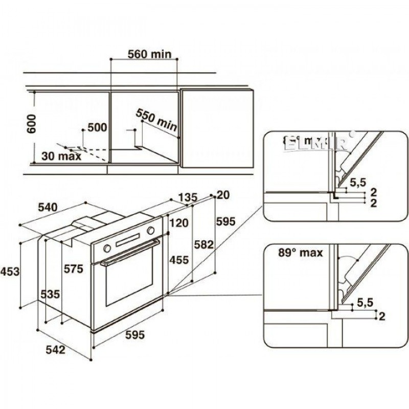 Духовка електрична Whirlpool AKP 785 IX