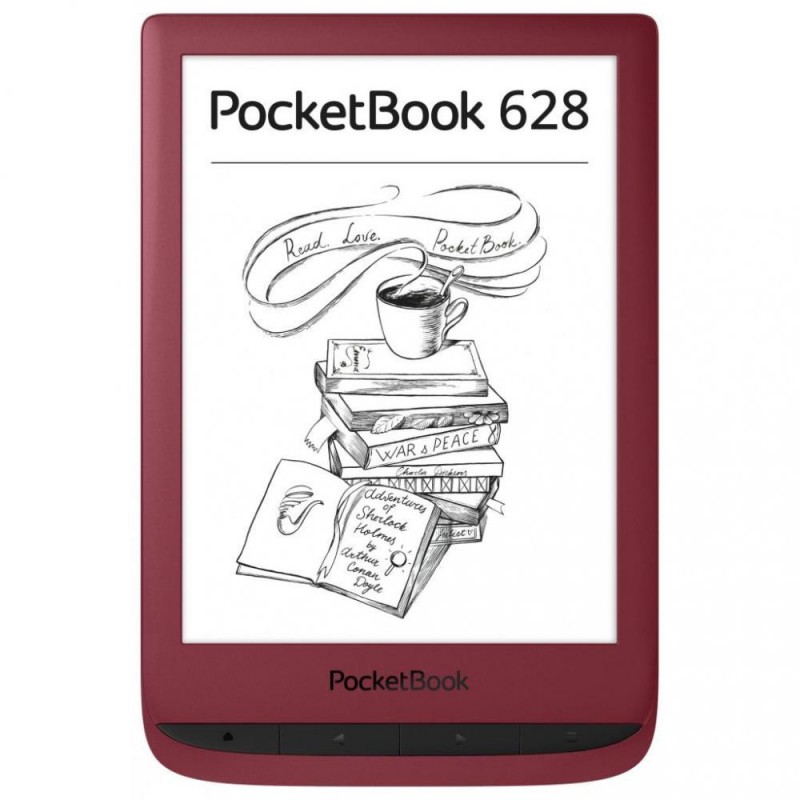Електронна книга PocketBook 628 Touch Lux 5 Ruby Red (PB628-R-CIS)