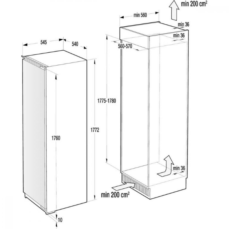 Холодильна камера Gorenje RI2181A1