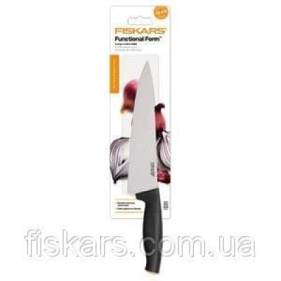 Кухонний ніж Fiskars Functional Form кухарський 20 см Black (1014194) Кухонний ніж Fiskars Functional Form кухарський 20 см Black (1014194)