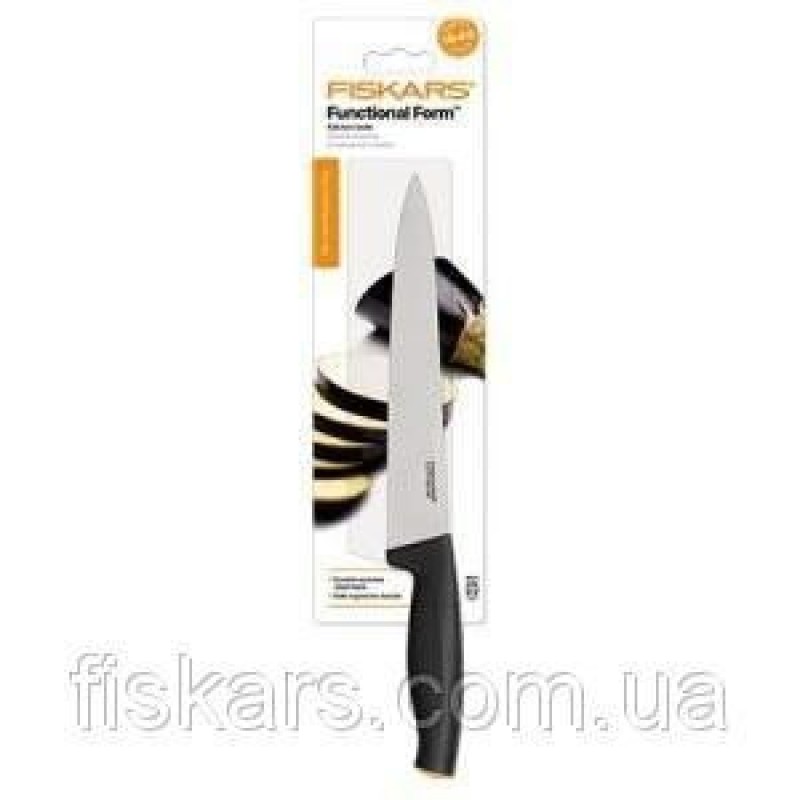 Кухонний ніж Fiskars Functional Form Універсальний 20 см Black (1014204)