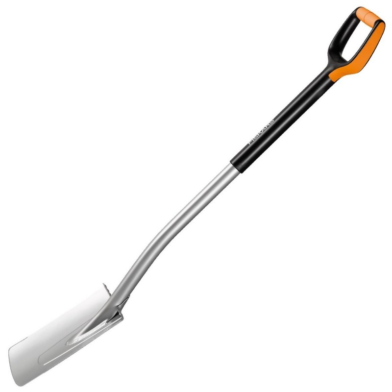 Лопата з заокругленим лезом Fiskars Xact велика (131481/1003681)