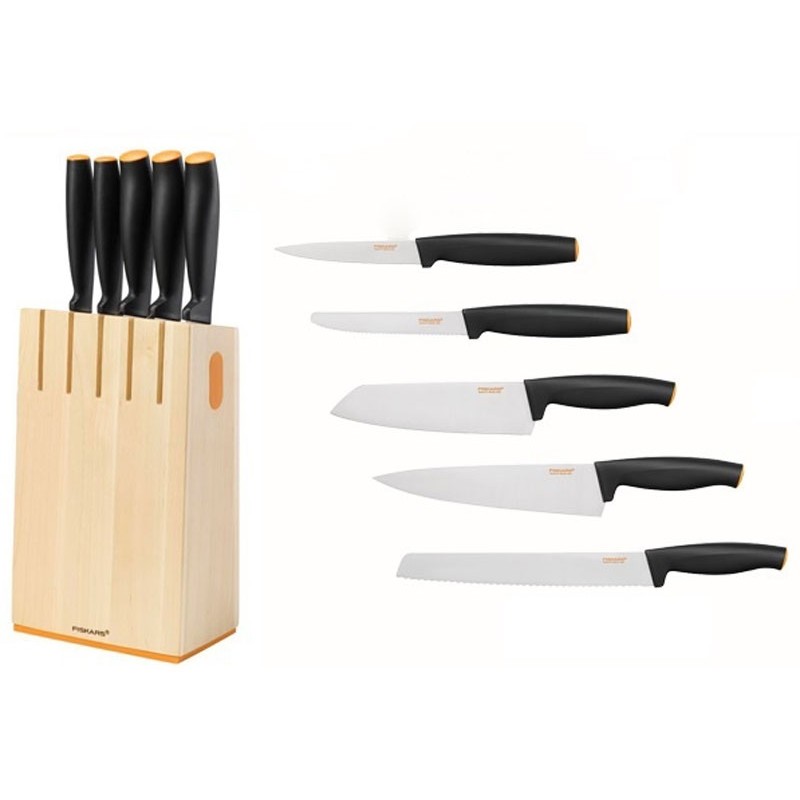 Набір ножів Fiskars Functional Form з 6 предметів (1014211)