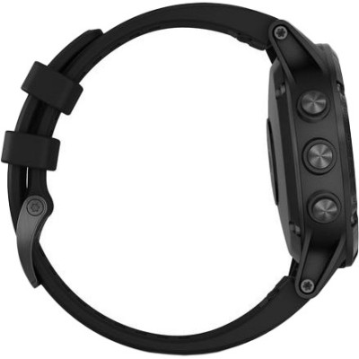 Спортивний годинник Garmin Fenix 5 Plus Sapphire Black with Black Band (010-01988-00)