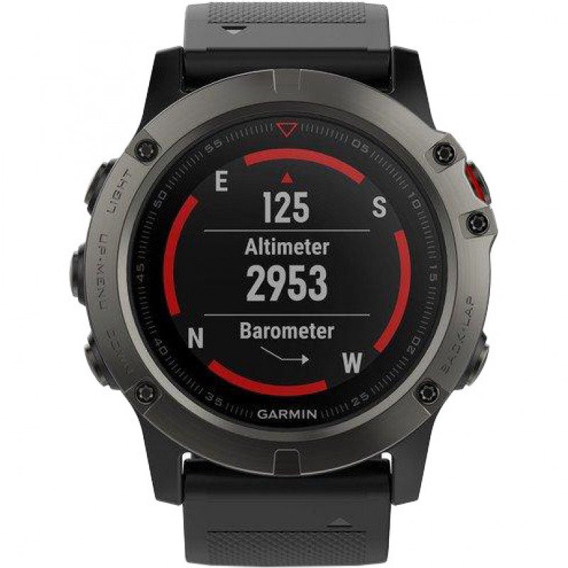 Спортивний годинник Garmin Fenix 5X Sapphire GPS Watch (010-01733-00)