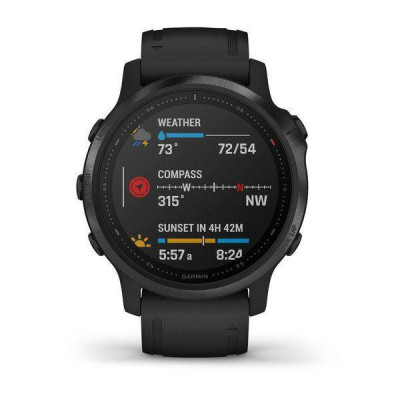 Спортивний годинник Garmin Fenix 6S Pro Black With Black Band (010-02159-13)