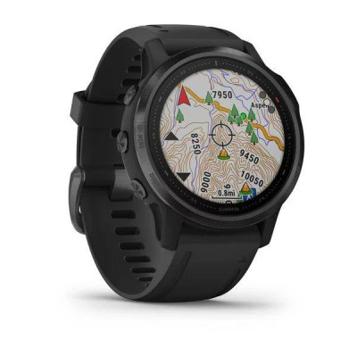 Спортивний годинник Garmin Fenix 6S Pro Black With Black Band (010-02159-13)