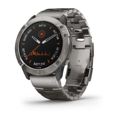 Спортивний годинник Garmin Fenix 6X Pro Solar GPS Watch (010-02157-23)