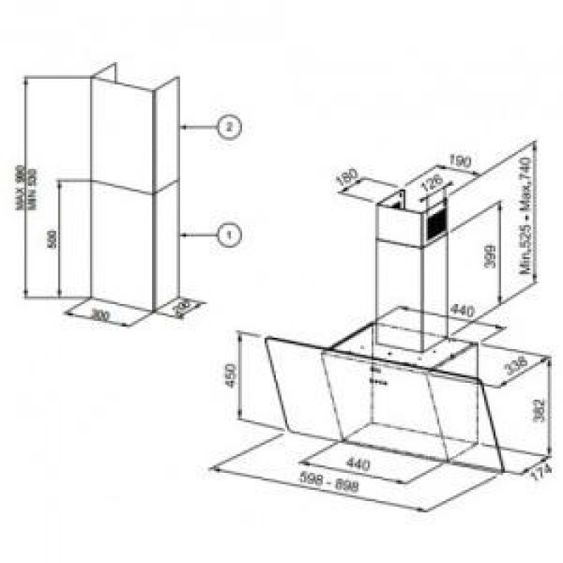 Витяжка похила Franke FPJ 915 V WH A (110.0361.907)