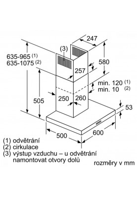 Витяжка Т-подібна Siemens LC66BBM50