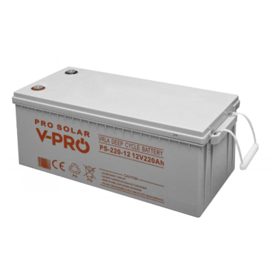 Акумуляторна батарея Volt Polska PRO SOLAR V-PRO VRLA DEEP CYCLE 12V 220Ah (6AKXDEEP20)