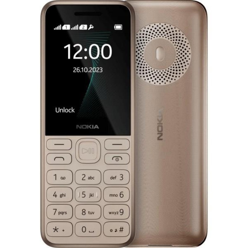 Мобільний телефон Nokia 130 Dual Sim 2023 Light Gold