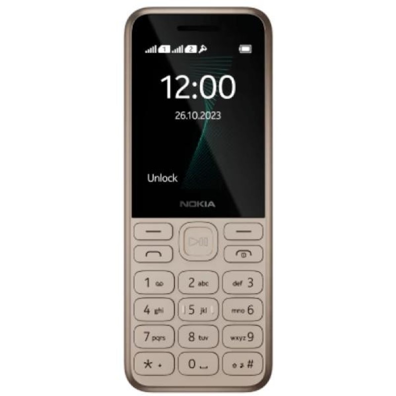 Мобільний телефон Nokia 130 Dual Sim 2023 Light Gold