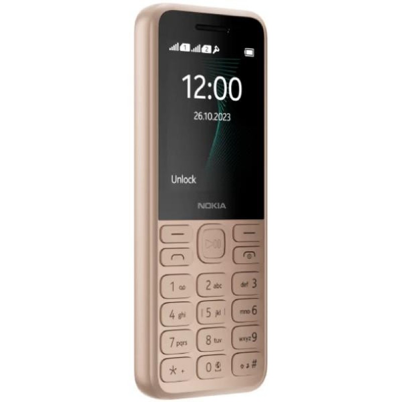 Мобільний телефон Nokia 130 Dual Sim 2023 Light Gold