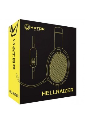 Навушники з мікрофоном HATOR Hellraizer Black (HTA-812)