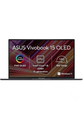 Ноутбук ASUS Vivobook 15 OLED X1505VA Indie Black (X1505VA-OLED128W)