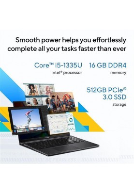 Ноутбук ASUS Vivobook 15 OLED X1505VA Indie Black (X1505VA-OLED128W)