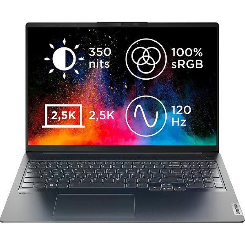 Ноутбук Lenovo IdeaPad 5 Pro 16IAH7 Storm Grey all-metal (82SK00A5CK)