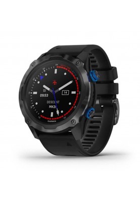 Смарт-годинник Garmin Descent Mk2i Titanium Carbon Gray DLC with Black Band (010-02132-01/11)