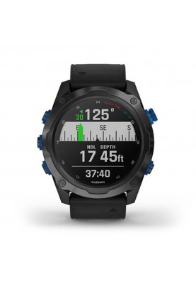 Смарт-годинник Garmin Descent Mk2i Titanium Carbon Gray DLC with Black Band (010-02132-01/11)