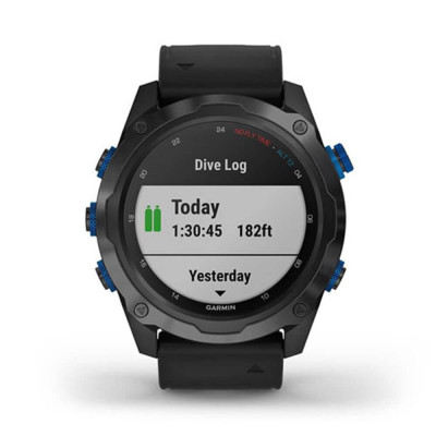 Смарт-годинник Garmin Descent Mk2i Titanium Carbon Gray DLC with Black Band (010-02132-01/11)