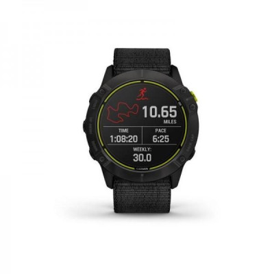 Смарт-годинник Garmin Enduro Carbon Gray Titanium with Black UltraFit Nylon Strap (010-02408-01/11)